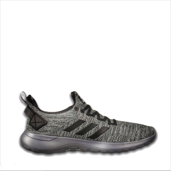 adidas Men’s Lite Racer Running Shoes Grey Black - Picture 6 of 10